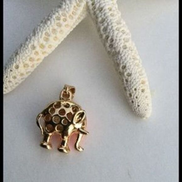 Pink Elephant Pendant - Picture 2 of 5